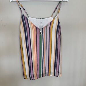 New York & Company Multicolor Striped Camisole